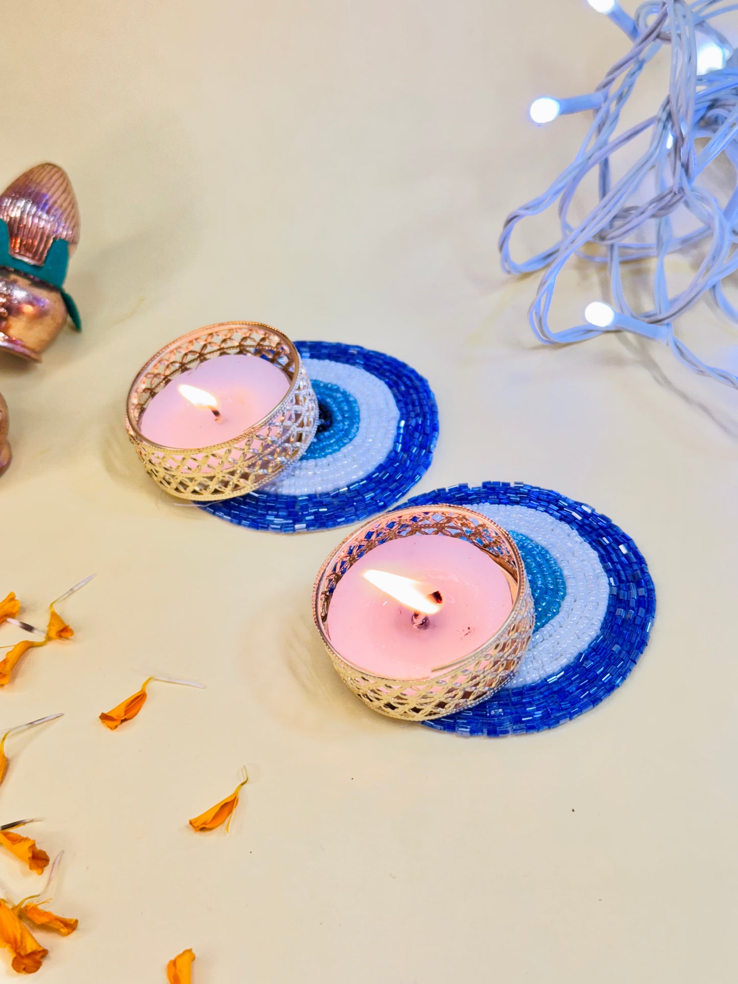 Nazar Rakshak tealight holders (Set of 3)