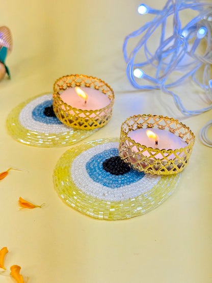 Nazar Rakshak tealight holders (Set of 3)