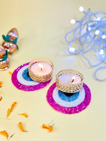 Nazar Rakshak tealight holders (Set of 3)