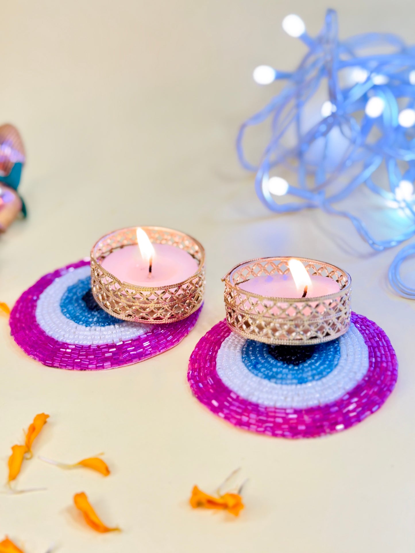 Nazar Rakshak tealight holders (Set of 3)