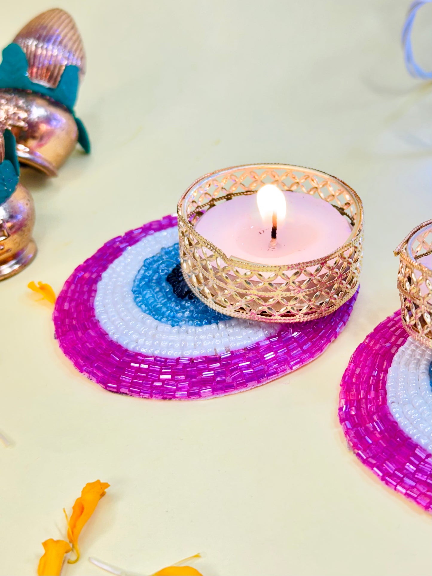 Nazar Rakshak tealight holders (Set of 3)