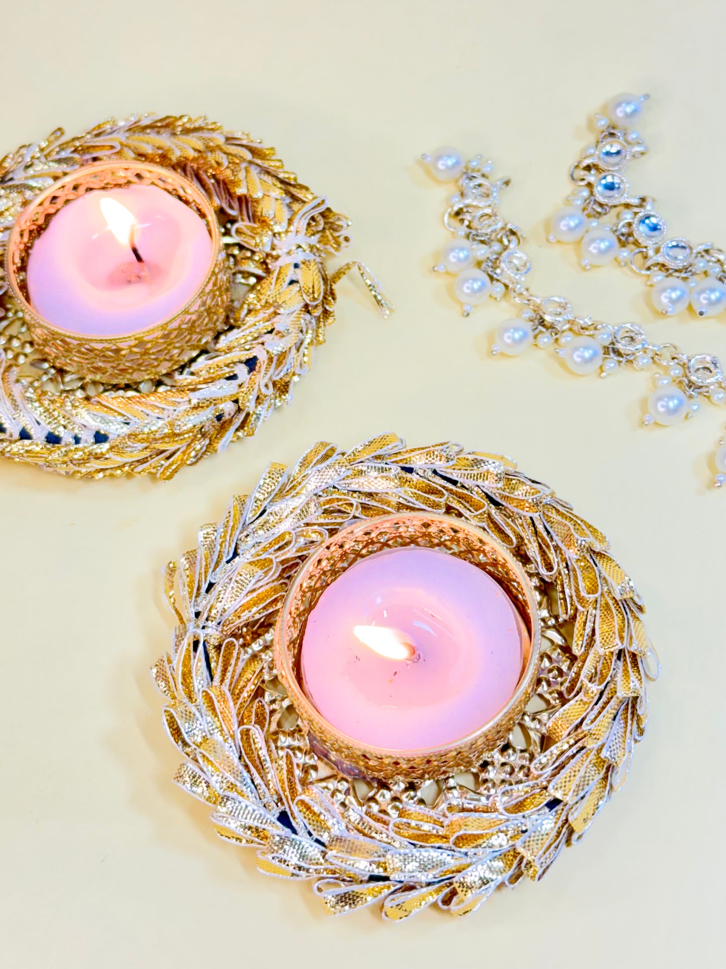 Aastha Jyoti tealight holder (Set of 4)